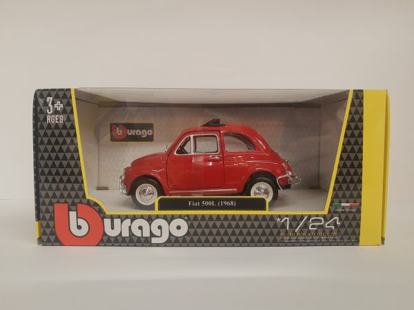 Fiat 500L schaalmodel 1:24 rood of geel