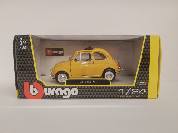 Fiat 500L schaalmodel 1:24 rood of geel - Image 4