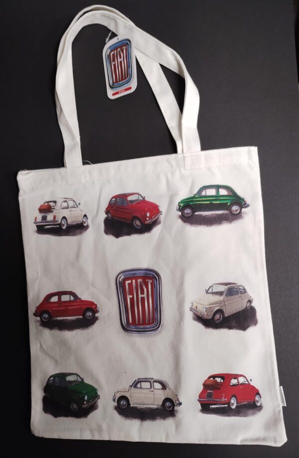Fiat500 linnen tas