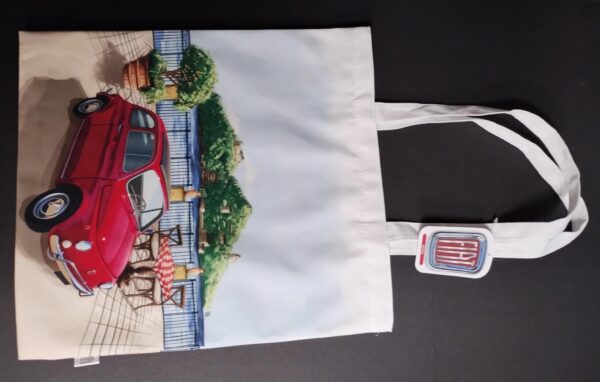 Fiat500 linnen tas