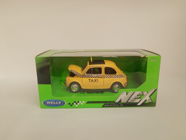 Fiat 500 Nuova taxi schaalmodel 1:24 - Image 3