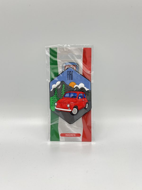 Magneet Fiat in de bergen