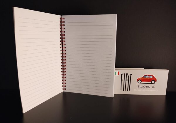 Fiat500 A5 spiraal schrift