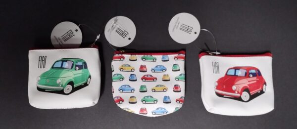 Fiat500 portemonnee met rits