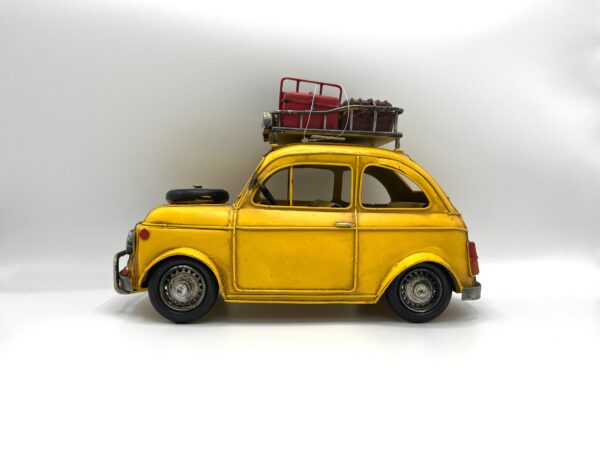 Blikken gele Fiat 500 XL
