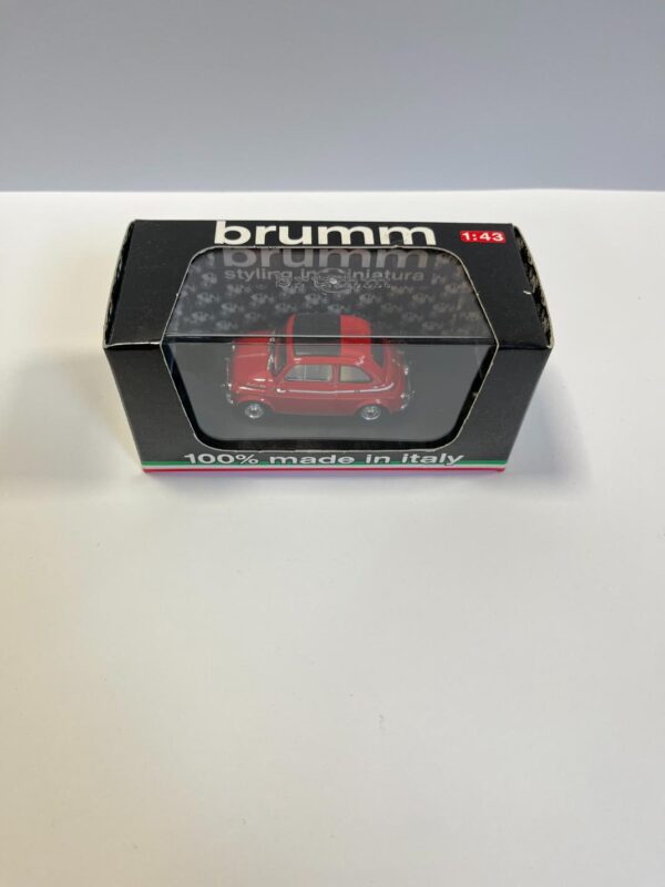 Brumm Fiat 500 rood