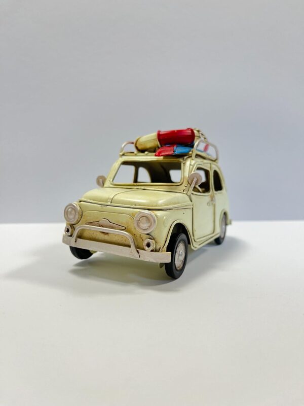 Blikken Fiat 500 wit