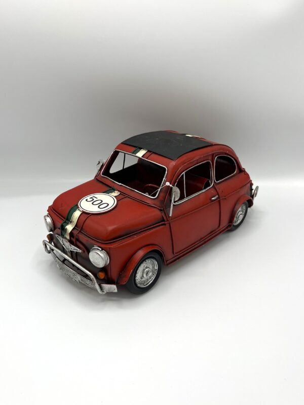 Blikken rode Fiat 500 XL
