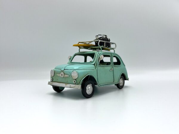 Blikken turquoise Fiat 500 M