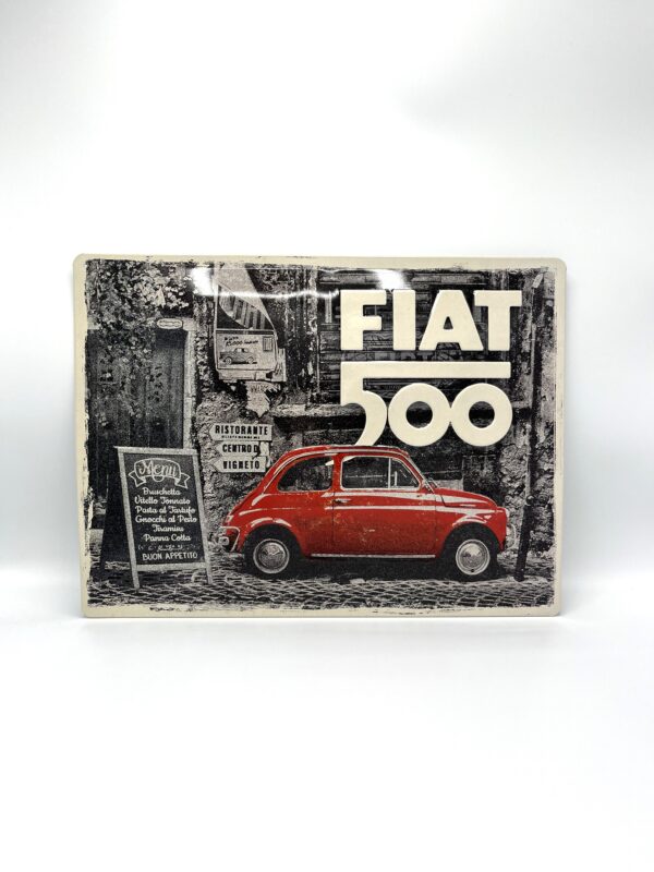 Wandbord Fiat 500 Retro