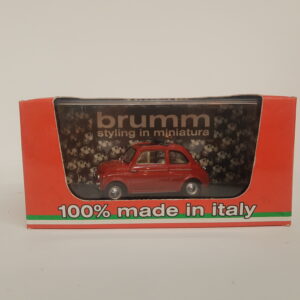 Fiat 500 Brumm rode auto 1:43