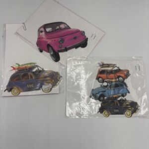 Fiat 500 strijkemblemen